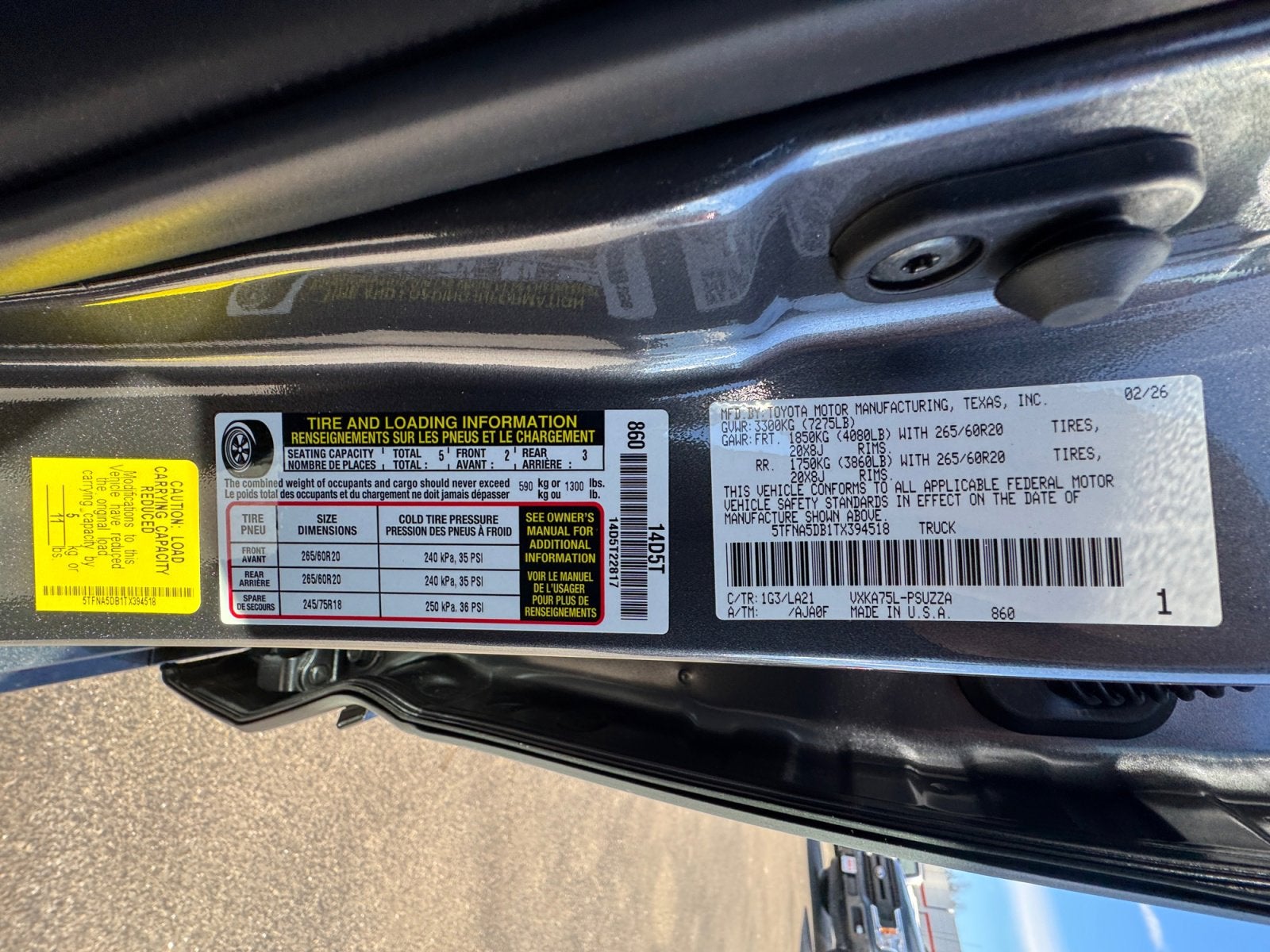 2026 Toyota Tundra Platinum