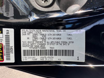 2026 Toyota Tundra Platinum