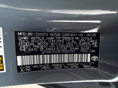 2026 Toyota Prius Plug-in Hybrid SE