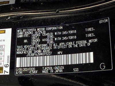 2024 Toyota LANDCRUISER 1958 1958