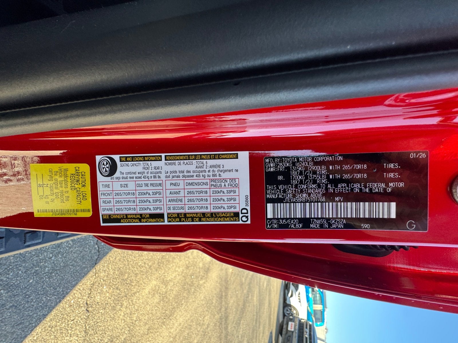 2026 Toyota 4Runner TRD Off-Road Premium