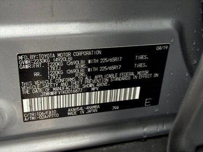 2019 Toyota RAV4 Hybrid Hybrid XLE