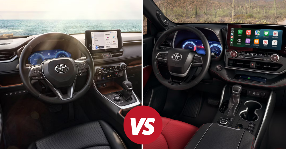 Toyota RAV4 or Highlander - interior
