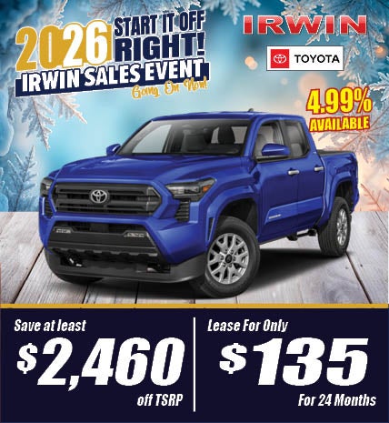 New 2026 Toyota Tacoma SR5 4x4 Double Cab