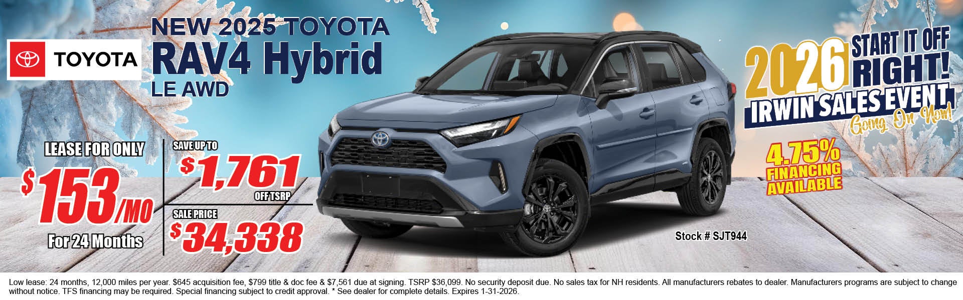 Irwin Toyota Rav4 Hybrid