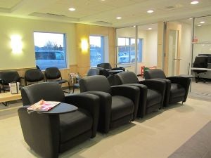 Irwin Toyota of Laconia, NH's Brand New Waiting Area